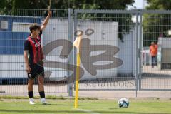 Bayernliga Nord - Saison 2024/25 - FC Ingolstadt 04 II - TSV Karlburg -  Valentin Hoti (Nr.6 - FCI U21) - XXXXX - Foto: Meyer Jürgen