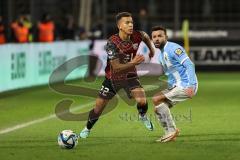 3. Liga; TSV 1860 München - FC Ingolstadt 04; Marcel Costly (22, FCI) Vrenezi Albion (10 TSV) Zweikampf Kampf um den Ball