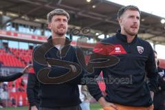 3. Liga - Saison 2024/25 - FC Ingolstadt 04 - SV Wehen Wiesbaden - Das Spiel ist aus - Banner - Choreo - Foto: Meyer Jürgen