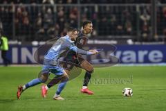 3. Liga; TSV 1860 München - FC Ingolstadt 04; Marcel Costly (22, FCI) Wolfram Maximilian (30 TSV)