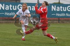 DFB -Pokal Frauen - Saison 2025/26 - FC Ingolstadt 04 Frauen - FC Bayern München - Dunst Barbara rot Bayern - Haberäcker Leonie (Nr.13 - FC Ingolstadt Frauen I) - XXXXX - Foto: Meyer Jürgen
