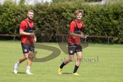 3. Liga; FC Ingolstadt 04 - Trainingslager, Allgäu, Yannick Deichmann (20, FCI) Jeroen Krupa (33, FCI)