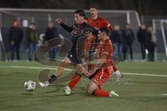 *** Bayernliga Nord - Saison 2025/26 - FC Ingolstadt 04 II - ASV Neumarkt - Emre Gül (Nr.7 - FC Ingolstadt II) mit dem 1:0 Führungstreffer - jubel - Florian Hausner rot Neumarkt - Foto: Meyer Jürgen