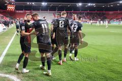 3. Liga; FC Ingolstadt 04 - Energie Cottbus; Tor Jubel Treffer Ausgleich 1:1 Sebastian Grönning (11, FCI), David Kopacz (29, FCI) Benjamin Kanuric (8, FCI) Mladen Cvjetinovic (19, FCI) Felix Keidel (43, FCI) Simon Lorenz (32, FCI)