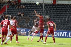 3. Liga - Saison 2026/27 - FC Ingolstadt 04 -  Großaspach - Obed Ugondu (Nr.17 - FCI) - Deli Hajdini (Nr.7 - Großaspach) - Foto: Meyer Jürgen