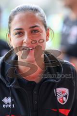 3. Liga; MSV Duisburg - FC Ingolstadt 04; vor dem Spiel Cheftrainerin Sabrina Wittmann (FCI)
