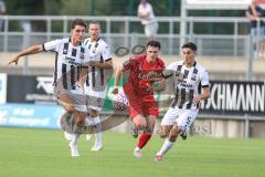 Toto Pokal; FC Memmingen - FC Ingolstadt 04, 2. Runde; Elias Decker (4, FCI) Emre Gül (5, FCI) Philipp Kirsamer (9 FCM)