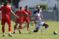 Bayernliga Nord - Saison 2024/25 - FC Ingolstadt 04 II - ASV Neumarkt - Schoen Leon rot Neumarkt - Said Souleymane (Nr.17 - FCI U21) - Foto: Meyer Jürgen