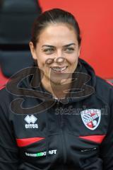 3. Liga; FC Ingolstadt 04 - 1. FC Schweinfurt 05; vor dem Spiel Cheftrainerin Sabrina Wittmann (FCI)