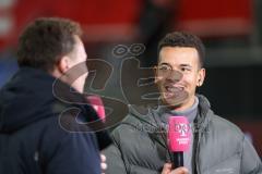 3. Liga - Saison 2024/25 - FC Ingolstadt 04 - SpVgg Unterhaching - Marcel Costly (Nr.22 - FCI)  im Interview mit Magenta Sport -  - XXXXX - Foto: Meyer Jürgen