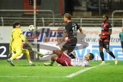 3. Liga; FC Viktoria Köln - FC Ingolstadt 04; Torchance verpasst Fredrik Carlsen (8, FCI) Torwart Dudu (1 VK) Kloss Tim (18 VK) Ronstadt Frank (34 VK)