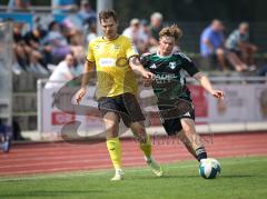 Bezirksliga - Saison 2026/27- TSV Gaimersheim - SE Freising - Tim Kriegl (Nr.9 - TSV Gaimersheim) - Florian Wagner gelb Freising - Foto: Meyer Jürgen