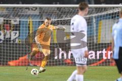 3. Liga; SV Waldhof Mannheim - FC Ingolstadt 04; Torwart Marius Funk (1, FCI)