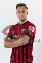 Dominik Franke (3 FCI) ; FC Ingolstadt 04; 3.Liga, Porträttermin 2022/2023