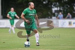 Bezirksliga - Saison 2025/26 - FC Gerolfing - VFR Garching - Den Lovric grün Gerolfing - XXXXX - Foto: Meyer Jürgen