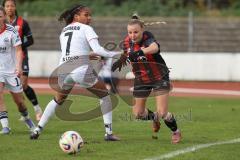 2. Bundesliga Frauen - Saison 2025/26 - FC Ingolstadt 04 Frauen - Eintracht Frankfurt II - Agirmann Sibel weiss Frankfurt - Jenny Beyer (Nr.8 - FC Ingolstadt Frauen I) - Foto: Meyer Jürgen
