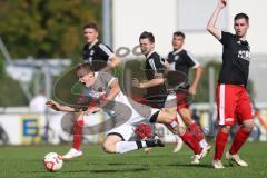 Kreisklasse - Saison 2024/25- TSV Gaimersheim II - SV Buxheim-  - Michael Brems weiss Buxheim - Luca Moser schwarz Gaimersheim - Foto: Meyer Jürgen