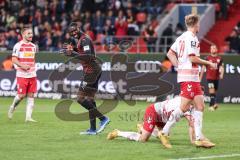 3. Liga; FC Ingolstadt 04 - SSV Jahn Regensburg; Daouda Beleme (9, FCI) verpasst Torchance Saller Benedikt (6 SSV) Huth Elias (29 SSV)