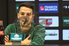 3. Liga; FC Ingolstadt 04 - 1. FC Schweinfurt 05; Pressekonferenz Interview Cheftrainer Victor Kleinhenz (S05)