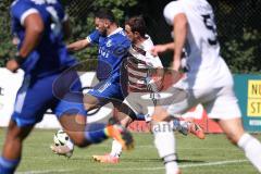 Kreisliga
 - Saison 2024/25- TSV Oberh./Unterhaunstadt - SV Kasing-  - Der 2:0 Führungstreffer durch Ramazan Kumaz blau Oberh.Unterhaunstadt - jubel - Foto: Meyer Jürgen