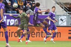 3. Liga; Erzgebirge Aue - FC Ingolstadt 04; Emre Gül (5, FCI) Fabisch Jonah (20 Aue)