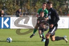 Bezirksliga - Saison 2024/25 - FC Gerolfing - TSV Gaimersheim - Denis Janjic (Nr.31 - TSV Gaimersheim) - Philipp Haunschild (Nr.12 - FC Gerolfing) - Foto: Meyer Jürgen