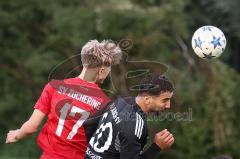 Kreisliga - Saison 2026/27- SV Zuchering - Türkisch SV Ingolstadt - Leopold Fröhlich rot Zuchering - Akif Abasikeles schwarz Türkisch - Foto: Meyer Jürgen