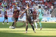 3. Liga; FC Ingolstadt 04 - TSV 1860 München; Benjamin Kanuric (8, FCI) Marcel Costly (22, FCI) Rieder Tim (6 TSV) Yannick Deichmann (20, FCI)