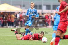 3. Liga; Testspiel; FC Ingolstadt 04 - 1. FC Heidenheim; am Boden Marcel Costly (22, FCI) Scienza Leonardo (8 HDH)