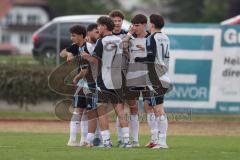 Bezirksliga - Saison 2025/26- TSV Gaimersheim - TSV Ober./Unterh.stadt - Der 0.1 Führungstreffer durch Nail Dizdarevic grau Ober/. Unterh.stadt - jubel - XXXXX - Foto: Meyer Jürgen