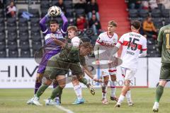 3. Liga; VfB Stuttgart 2 - FC Ingolstadt 04; Torwart Seimen Dennis (1 VFB) Simon Lorenz (32, FCI) Schumann Frederik (3 VFB) Simnica Luan (15 VFB)