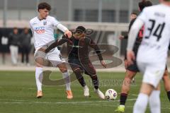 3. Liga - Testspiel - Saison 2025/26 - FC Ingolstadt 04 - SSV 1846 Ulm - Emilio Kehrer (Nr.44 - FCI) - Sadin Crnovsanin (Nr.24 - SSV Ulm) - Foto: Meyer Jürgen