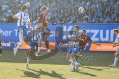 3. Liga; FC Hansa Rostock - FC Ingolstadt 04; Torchance verpasst Kopfball Sebastian Grönning (11, FCI) Naderi Ryan (20 HR) Mejdr Jan (19 HR) Pascal Testroet (37, FCI)