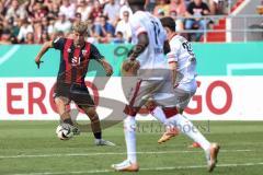 DFB-Pokal; FC Ingolstadt 04 - 1. FC Kaiserslautern; Max Plath (14 FCI) Opoku Aaron (17 FCK) Elvedi Jan (33 FCK)