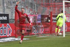 3. Liga - Saison 2025/26 - FC Ingolstadt 04 - VFB Stuttgard II - Simon Lorenz (Nr.32 - FCI) mit dem 1:0 Führungstreffer - jubel - XXXXX - Foto: Meyer Jürgen