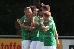 Bezirksliga - Saison 2024/25 - FC Gerolfing - TSV Rohrbach - Der 2:0 Führungstreffer durch Niklas Nissl (Nr.10 - FC Gerolfing) - jubel - Foto: Meyer Jürgen