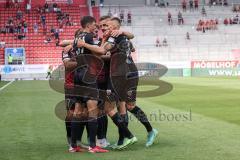 2.BL; FC Ingolstadt 04 - 1. FC Heidenheim; Tor Jubel Filip Bilbija (35, FCI) Maximilian Neuberger (38, FCI) Stefan Kutschke (30, FCI) Merlin Röhl (34, FCI)