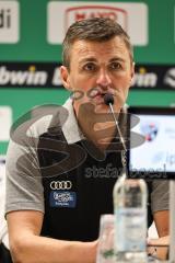 3. Liga; VfB Lübeck - FC Ingolstadt 04; Interview Pressekonferenz Cheftrainer Michael Köllner (FCI)