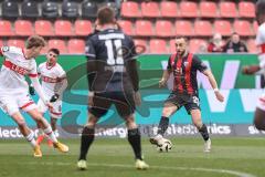 3. Liga; FC Ingolstadt 04 - VfB Stuttgart II; David Kopacz (29, FCI) Sebastian Grönning (11, FCI) Schumann Frederik (3 VFB) Groiß Alexander (6 VFB)