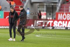 3. Liga; FC Ingolstadt 04 - VfL Osnabrück; Cheftrainerin Sabrina Wittmann (FCI) und Co-Trainer Fabian Reichler (FCI)