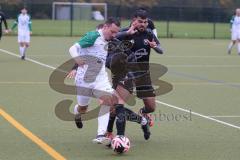 Kreisklasse - Saison 2025/26- TSV Ingolstadt Nord - SV Lippertshofen - Naschuan Kouki  schwarz Ing Nord rechts - Florian Donaubauer weiss Lippertshofen - Christopher Reichel schwarz Ing Nord  mitte - Foto: Meyer Jürgen