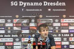 3. Liga; SG Dynamo Dresden - FC Ingolstadt 04; Pressekonferenz Cheftrainer Michael Köllner (FCI)