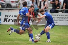 Kreisklasse - Saison 2026/27- TSV Kösching - SC Steinberg/Biberg - Yannick Raab rot Steinberg  - Thomas Hafner blau Kösching - Foto: Meyer Jürgen