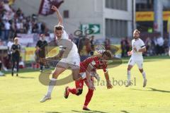 Toto-Pokal Finale; Würzburger Kickers - FC Ingolstadt 04; Julian Kügel (31, FCI) Hägele Daniel (22 WK)