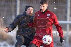 3. Liga - Saison 2025/26 - FC Ingolstadt 04 - Trainingsauftakt nach der Winterpause - Georgios Antzoulas (Nr.6 - FCI) - Co-Trainer Patrick Schönfeld (FCI) - Foto: Meyer Jürgen