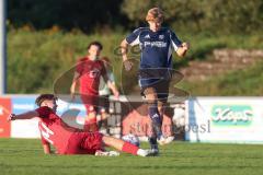 Kreisliga - Saison 2025/26- SV Zuchering - TV Münchsmünster - Julian Moser rot Zuchering - Silas Wisser blau MÜ-Münster  - Foto: Meyer Jürgen