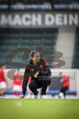 3. Liga; TSV Havelse - FC Ingolstadt 04; vor dem Spiel Cheftrainerin Sabrina Wittmann (FCI)