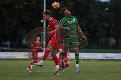 Landesliga - Saison 2024/25 - SV Manching - FSV Pfaffenhofen - Daniel Spies (Nr.22 - SV Manching) - Killer Tobias rot Pfaffenhofen - XXXXX - Foto: Meyer Jürgen