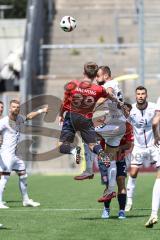 3. Liga; SpVgg Unterhaching - FC Ingolstadt 04; David Kopacz (29, FCI) Waidner Dennis (39 SpVgg) Zweikampf Kopfball