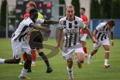 Bayernliga Nord - Saison 2026/27 - FC Ingolstadt 04 II - ASV Cham -  Der 1:0 Führungstreffer durch - Fabio Riedl weiss FCI - jubel - XXXXX - Foto: Meyer Jürgen